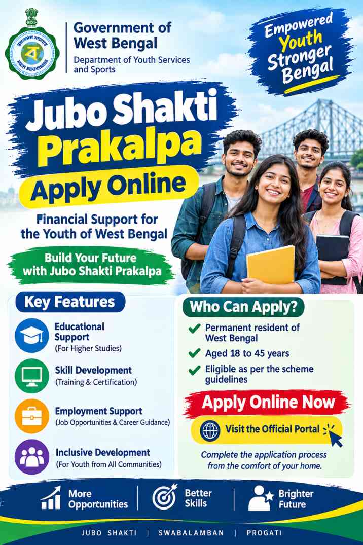 Jubo Shakti Prakalpa Apply Online | যুবশক্তি প্রকল্প: কীভাবে অনলাইনে আবেদন করবেন